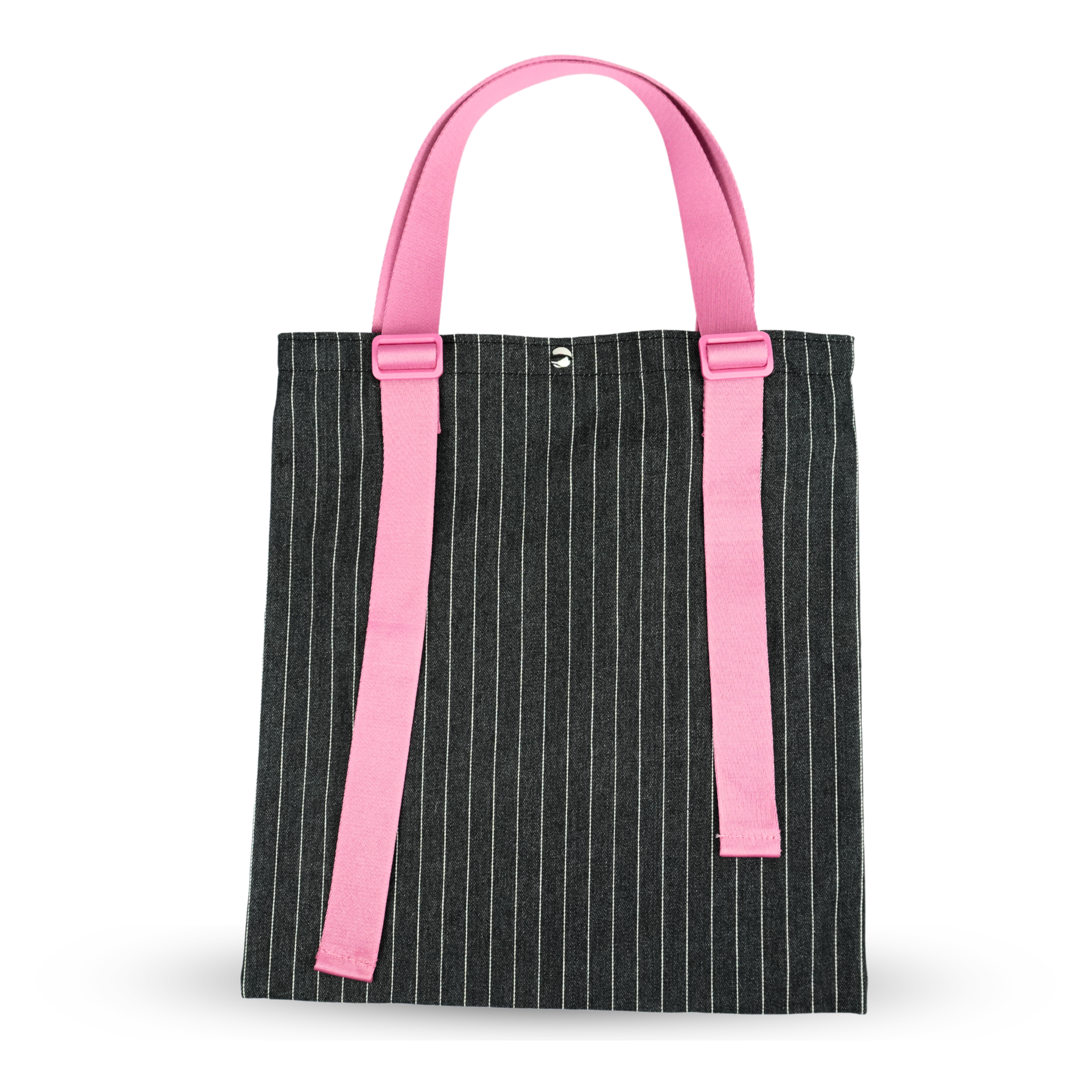 DENIM TOTE BAG-BLACK