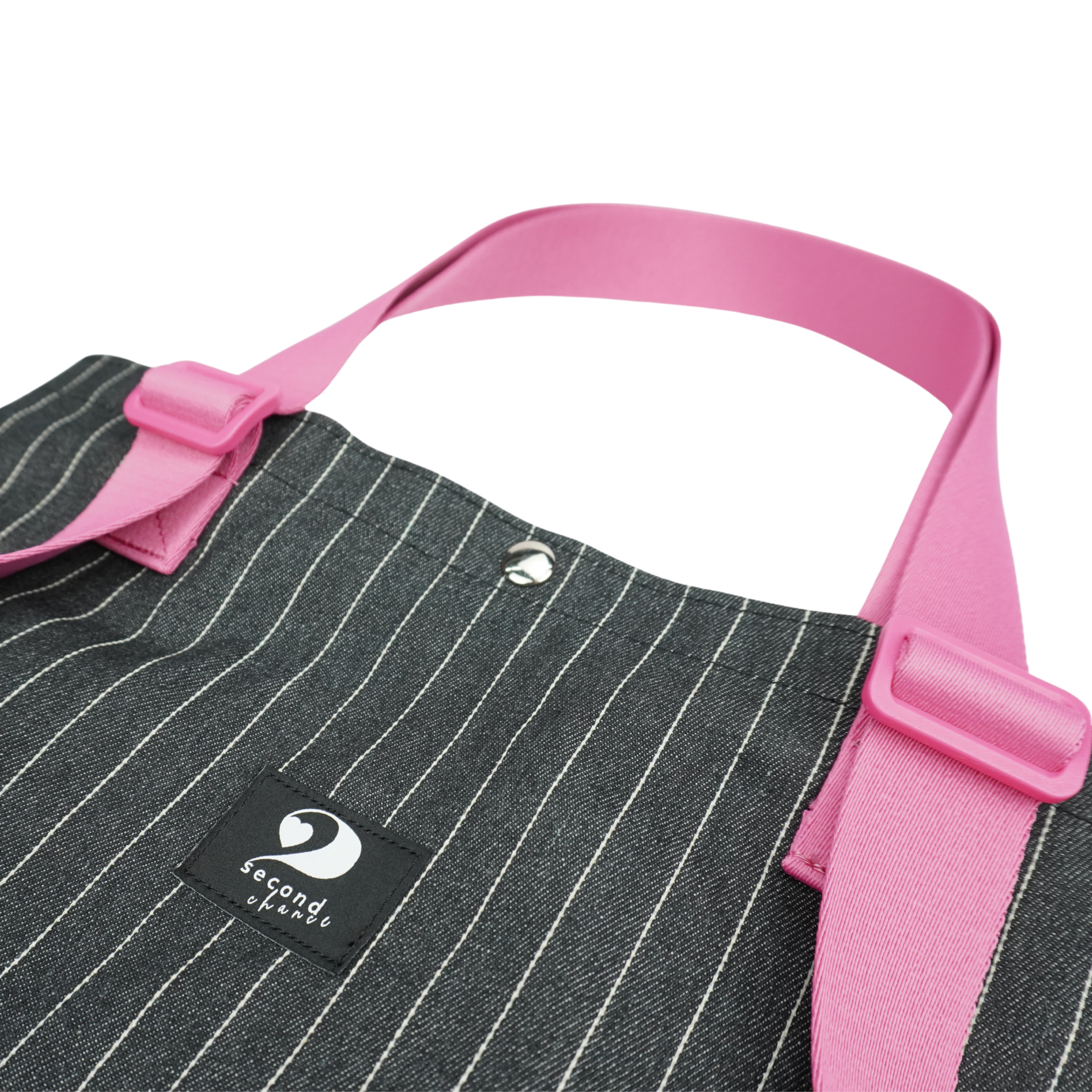 DENIM TOTE BAG-BLACK